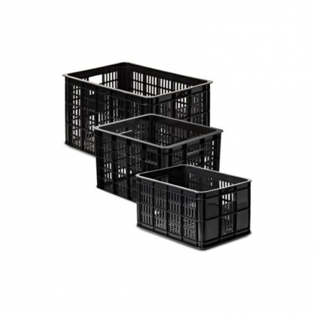 Molde de caja de plástico para envases de pan, fruta y leche.