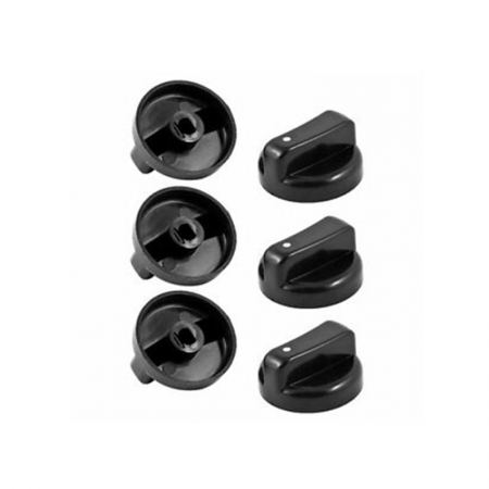 Molde de inyección de plástico para botones, perillas e interruptores de control.