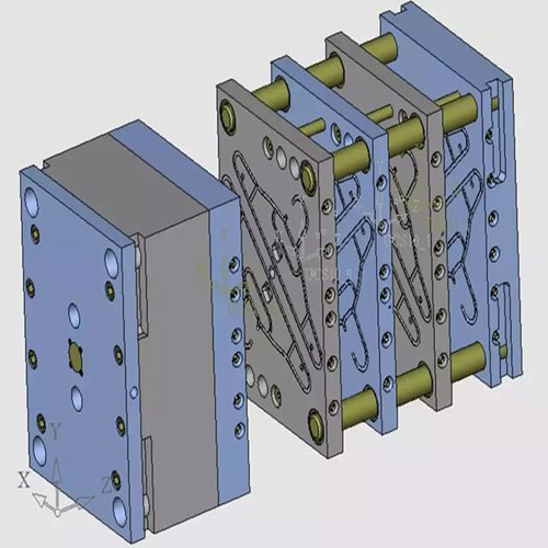 La composición del molde de inyección